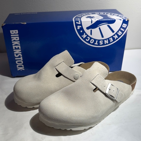 Birkenstock Shoes - New White Birkenstock Boston clogs / clog women’s